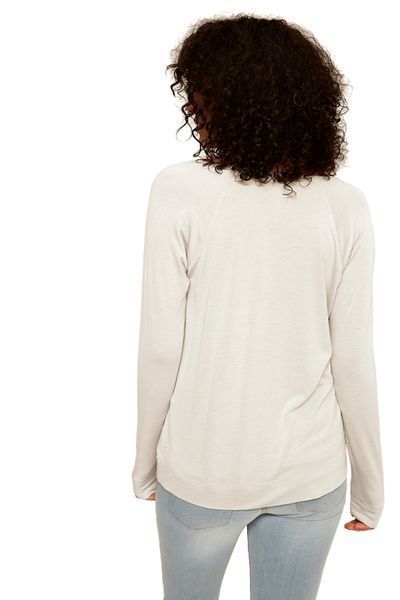 Футболки з довгим рукавом Lolё MAHA TOP g178 light grey heather - XS UCP81CF91973E24E.2B80 фото