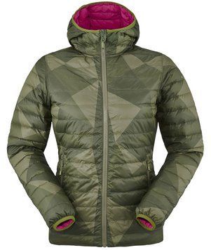 Куртки пухові Eider TWIN PEAKS HOODIE W 8343 moss green angle - 36 UC0813286244104D.25FC фото
