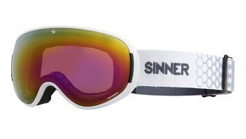 Окуляри маски Sinner NAUDERS matte white/ dbl fll red mirror+dbl orng sintec UO46AB89FF4151.385D фото