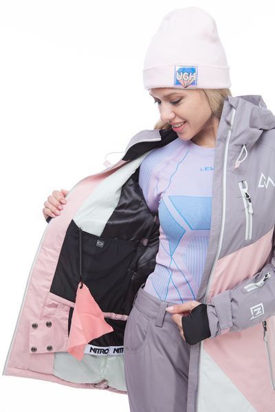 Куртки утеплені Nitro DIANE grey/zephyr blue/silver pink - XS UER87ED4646453.3FE9 фото