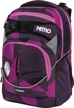 Рюкзаки Nitro SUPERHERO + PENCIL CASE XL fragments purple UIV67E81B54A4C.2571 фото