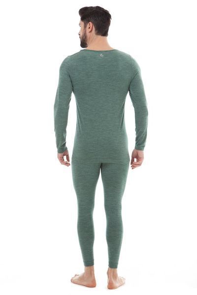 Кофти термобілизна Level WOOL LONG SLEEVED SHIRT dark green - M UHG767D9E53C55.45E фото