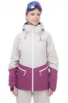 Куртки утеплені Level VALSE beige/violet - XS UF5867C9B046453.3FE6 фото