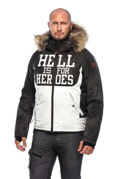 Куртки утеплені Hell is for Heroes ICON + МЕХ MURM NATURAL h202 white - 52 UNK7165A9594644F.30BB фото