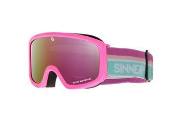 Окуляри маски Sinner DUCK MOUNTAIN matte knockout pink/ double full red mirror UMM6AB68674151.3870 фото