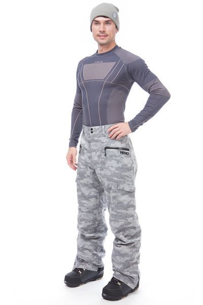 Штани утеплені Nitro DESCENDER grey camo - S UEU77EB98247051.1D92 фото