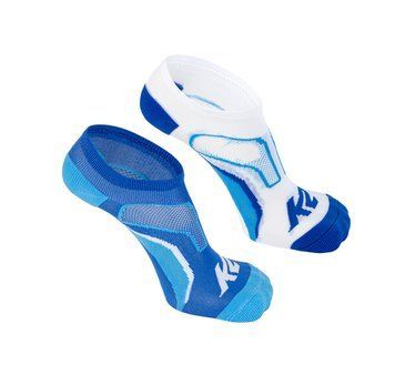 Шкарпетки K2 ACTIVE TECH LOW CUT SOCK 2 PAIRS white/ultramarine/malibu blue U778595E31924C.26F3 фото