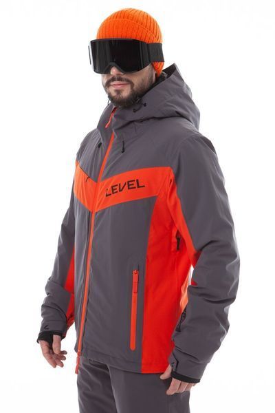 Куртки утеплені Level SAMURAI dark grey/mandarine red - S UEQ767D9D346455.4608 фото