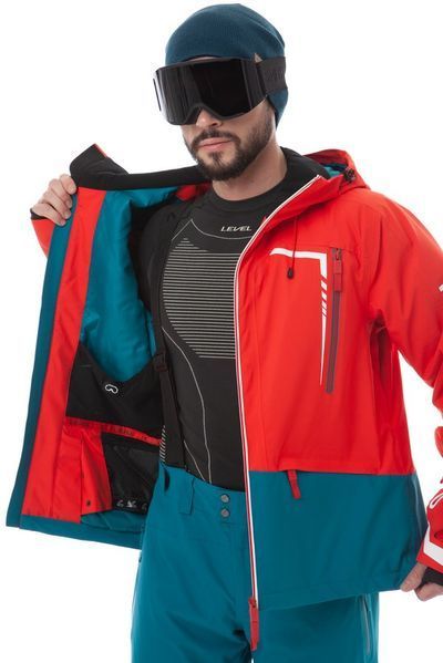 Куртки утеплені Level RODEO RIDER red/ harbor blue - S UER767D9D446455.4609 фото