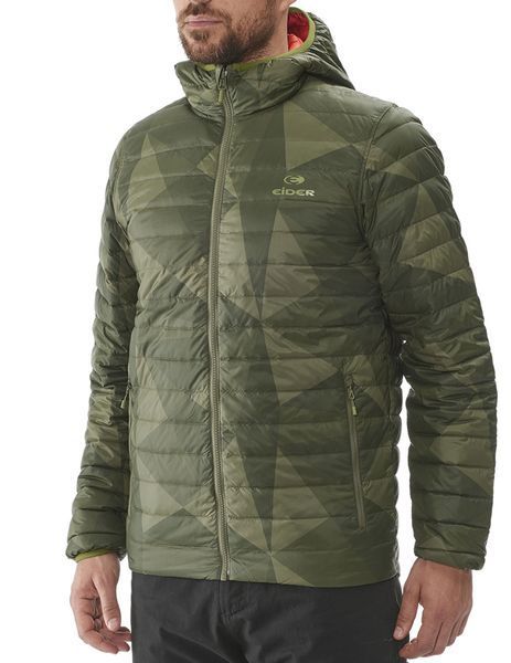 Куртки пухові Eider TWIN PEAKS HOODIE M 8343 moss green angle - S UC1713286234104D.25FC фото